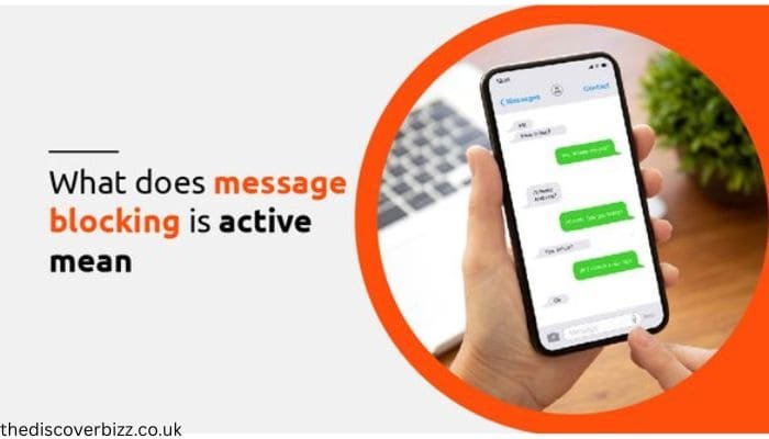 what does message blocking mean