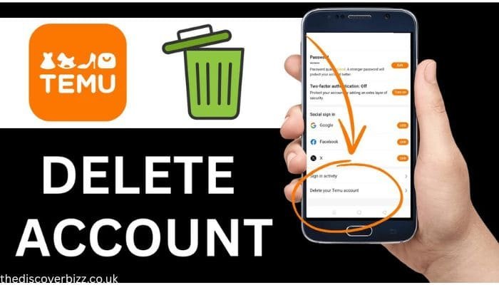 how to close temu account